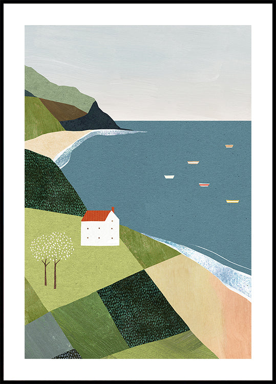 House on the Cliff Poster