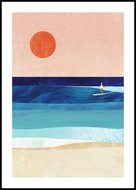 Surf Girl Poster