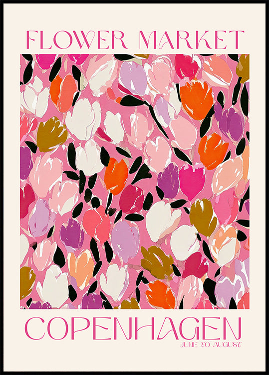 Flowermarket Poster