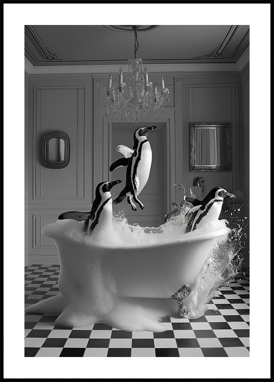 Penguin Party Poster