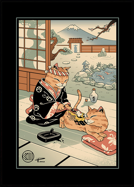 Tattooed Meowster Poster