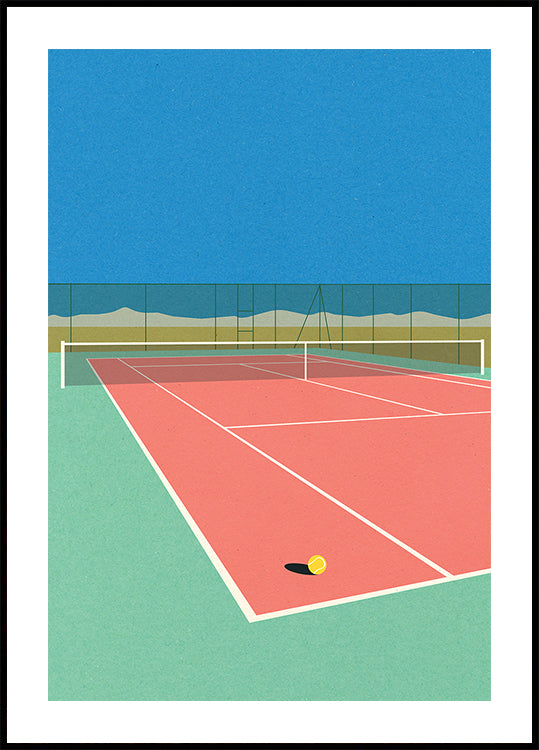 Tennis Court In the Desert