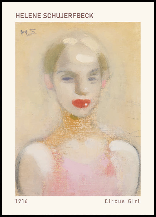 Circus Girl, Helene Schjerfbeck Poster