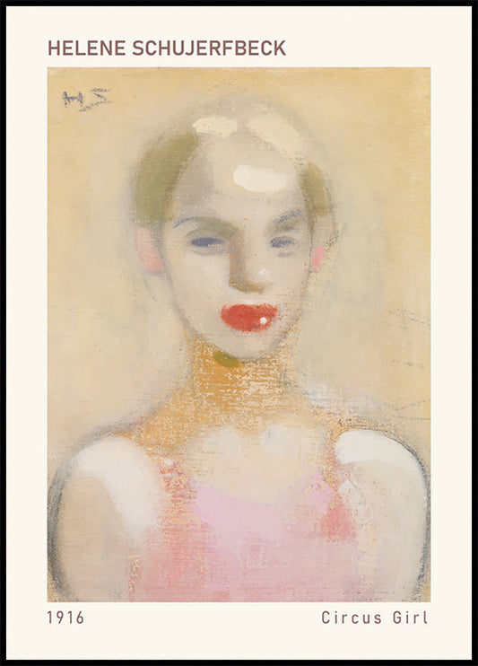 Circus Girl, Helene Schjerfbeck Poster