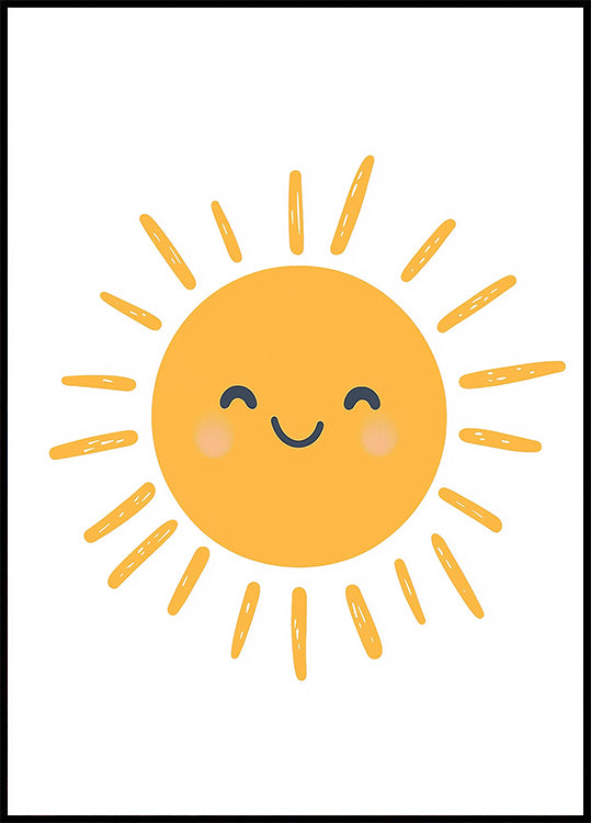 Smiling Sun Poster