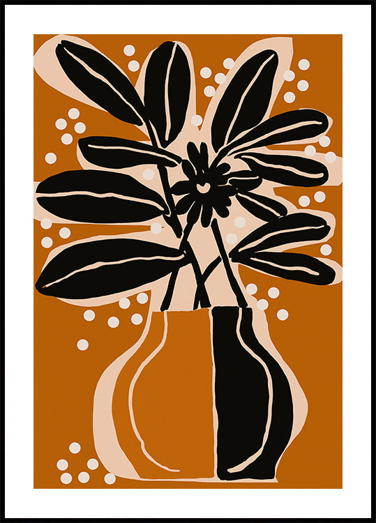Ochre still life no6 Poster