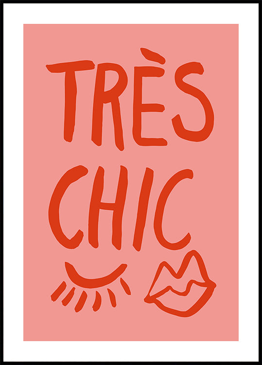 Très Chic Pink Poster
