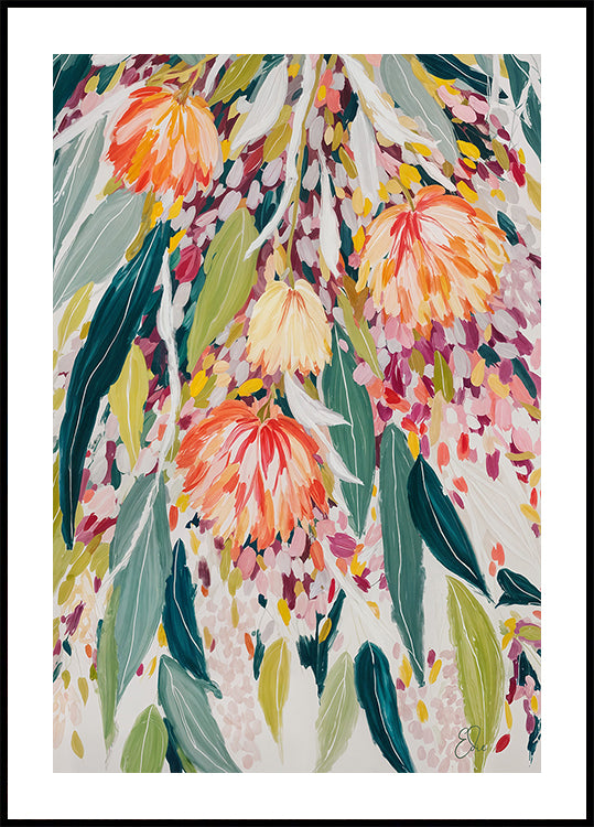 Native Blooms Poster
