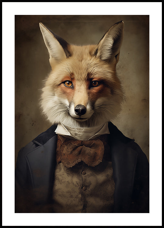 Fox Portrait Poster
