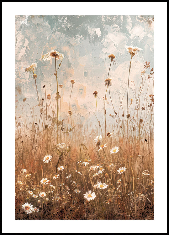 Wildflowers Vintage Poster