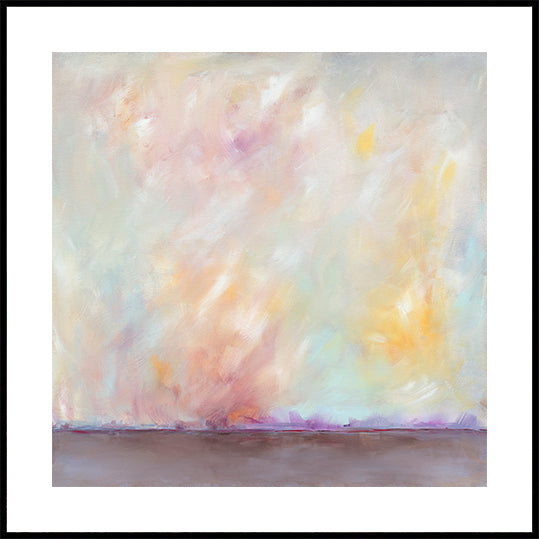 Expressionist Colorful Abstract Poster