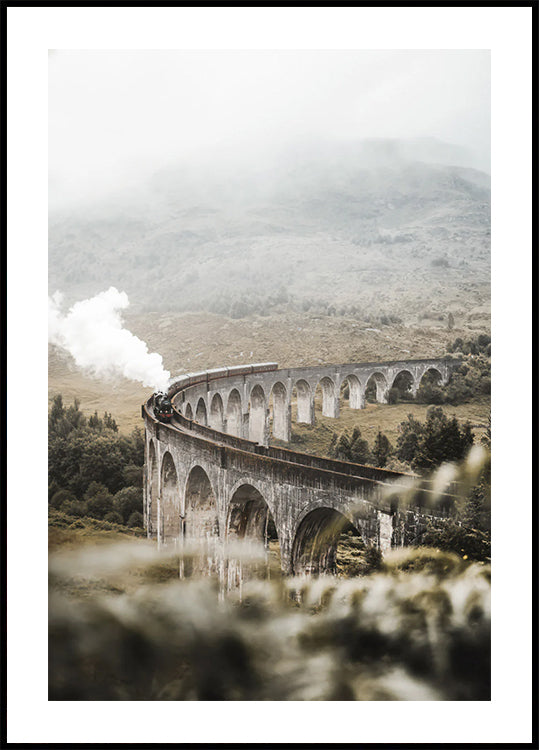 Old Trail Bridge Poster