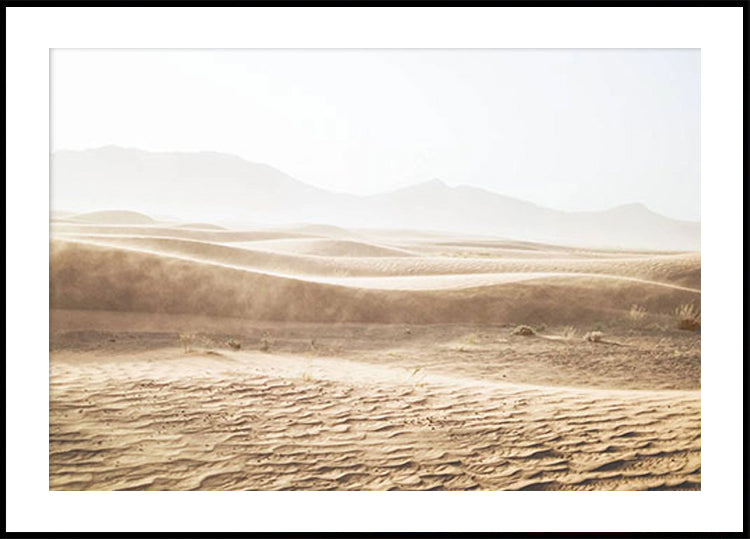 Serene Desert Sand Dunes Poster