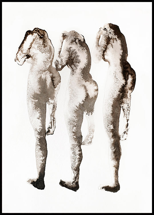 Figure Study 3x (nach Muybridge)