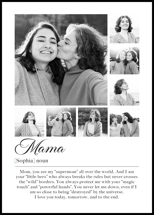 Mama Definition Print Poster