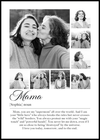 Mama Definition Print Poster