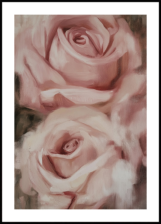 Roses Oil Painting Poster