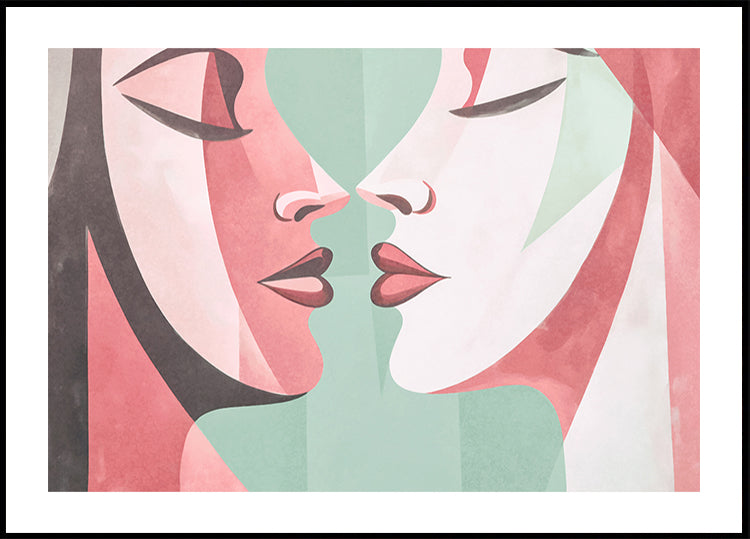 Abstract Intimacy Poster