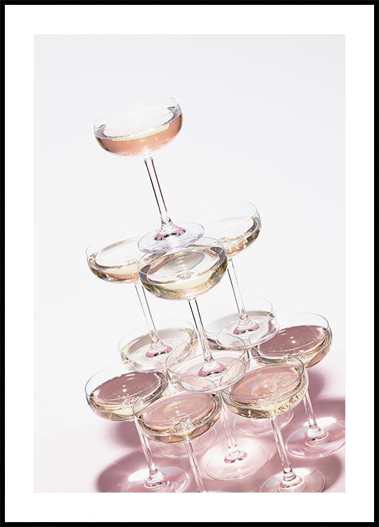 Champagne tower_1 Poster