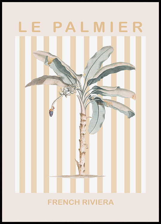 Riviera Plam Tree Poster