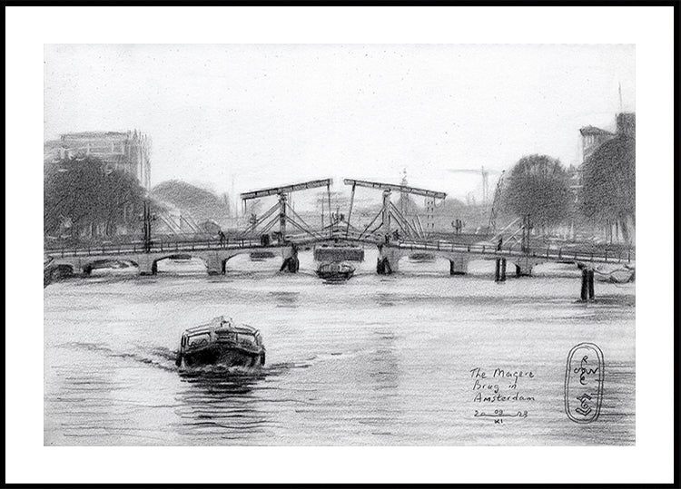 The Magere Brug In Amsterdam Poster
