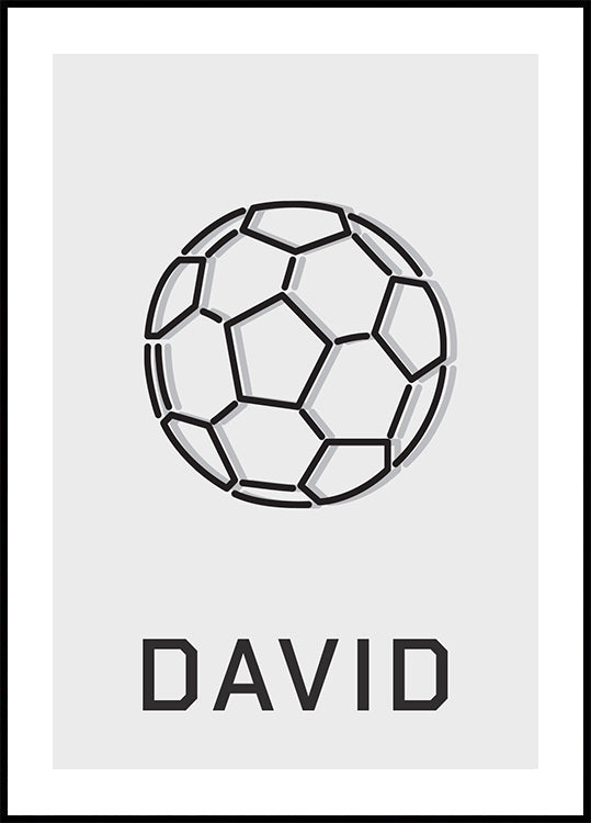 Personalized Football Poster