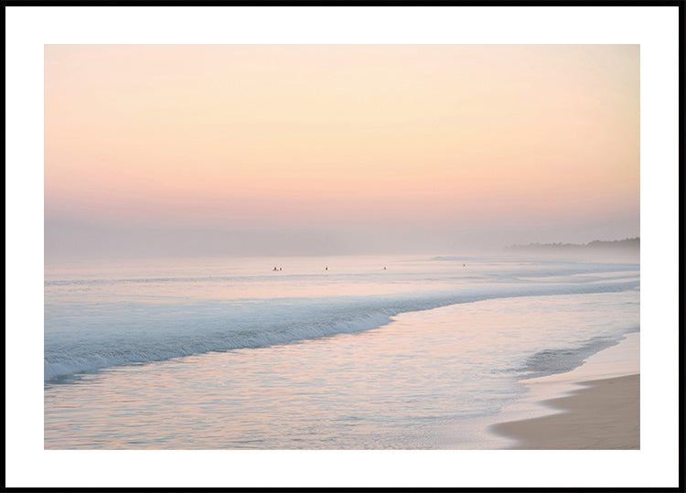 Pastel Sunrise Over Calm Sea Poster