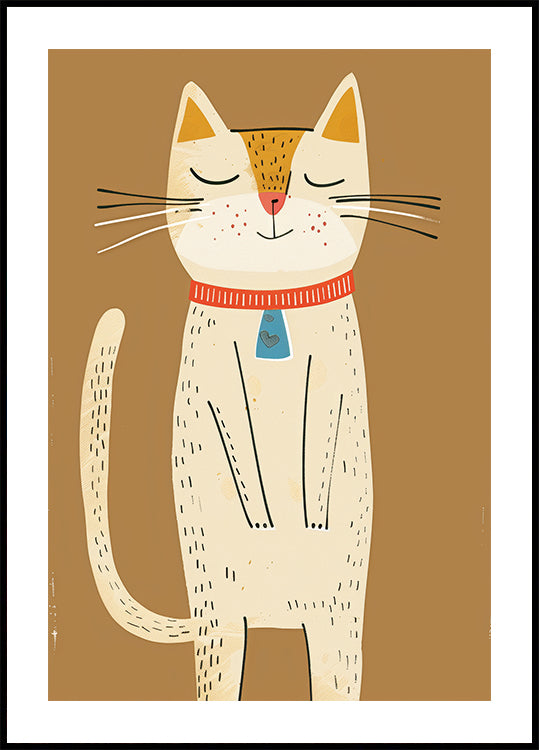 Happy Cat Poster