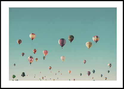 Hot Air Balloons Poster