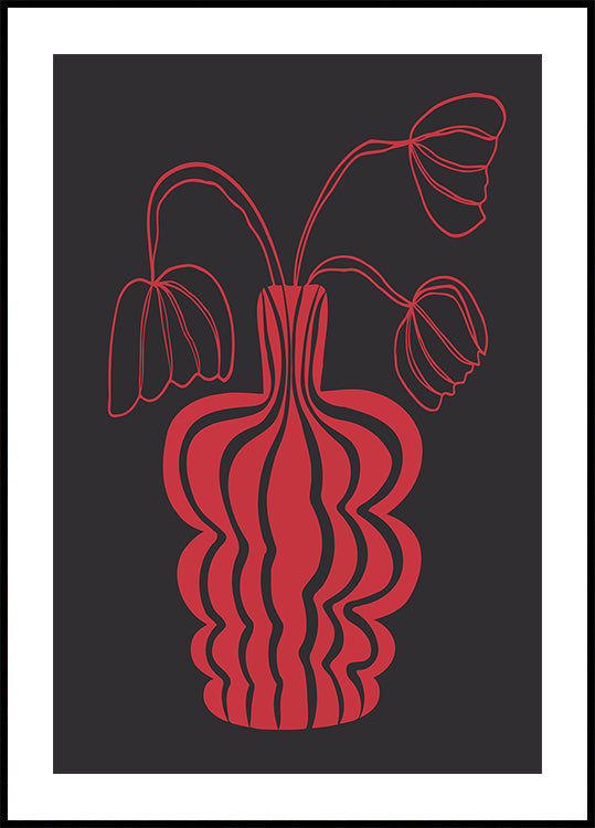 Tulip Night Poster