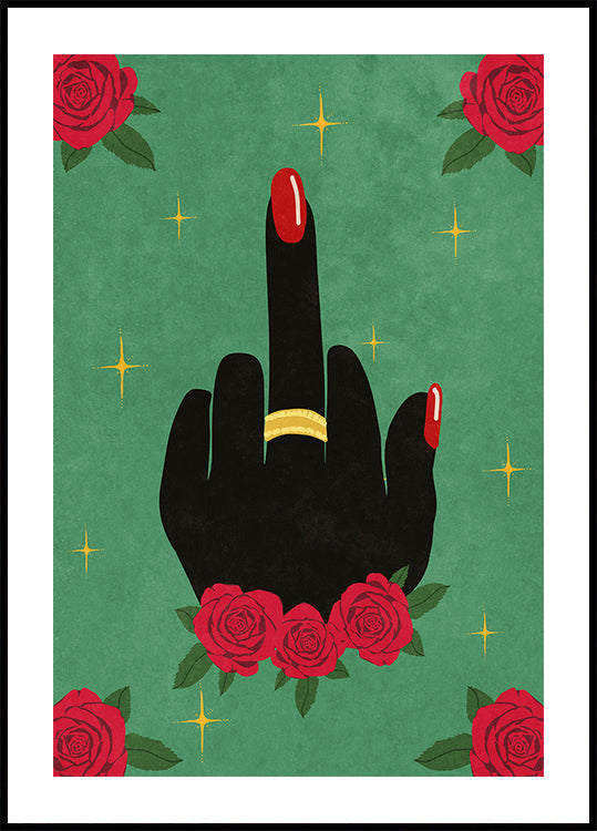Middle Finger  Poster
