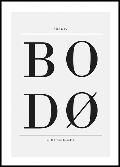 Bodø Poster