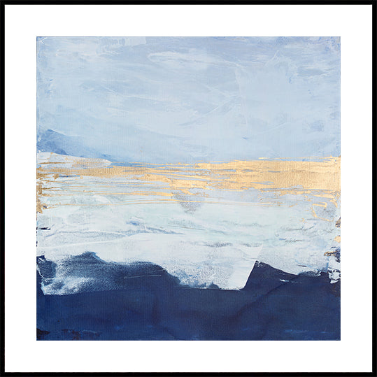 Peaceful Golden Horizon Poster