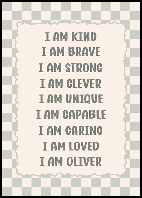 C Personalized Print