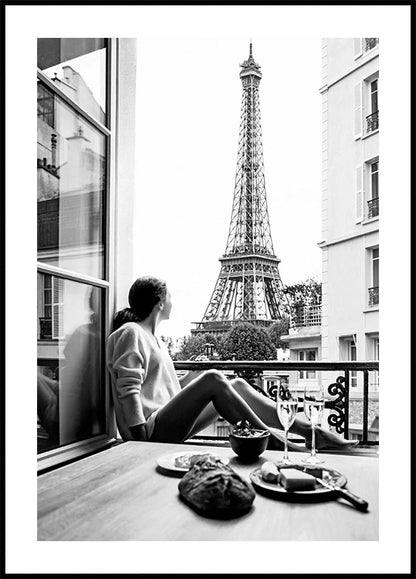 Breakfast in Paris Poster