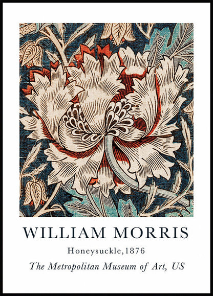 William Morris Honeysuckle Poster