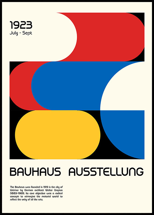 Bauhaus Ausstellung 1923 Poster