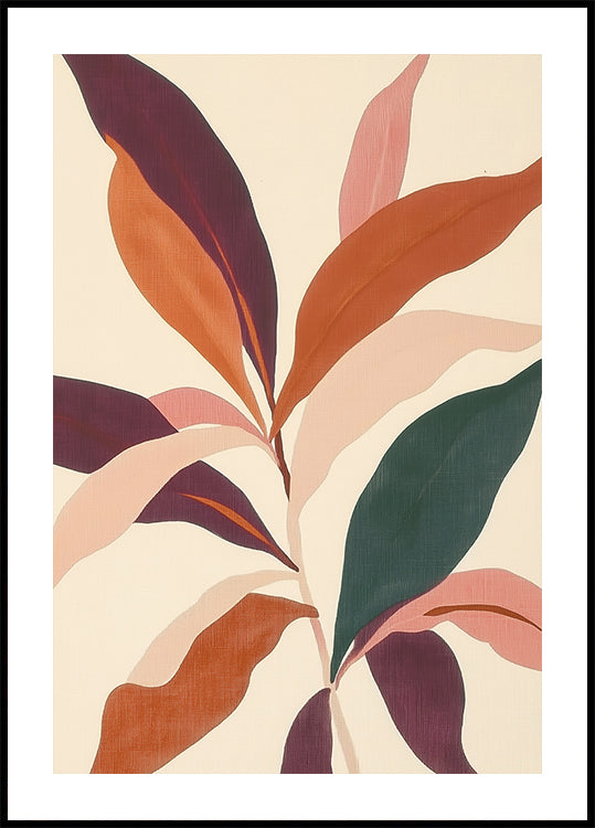 Abstract Plants Poster