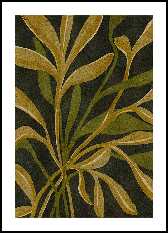 Earthen foliage Poster