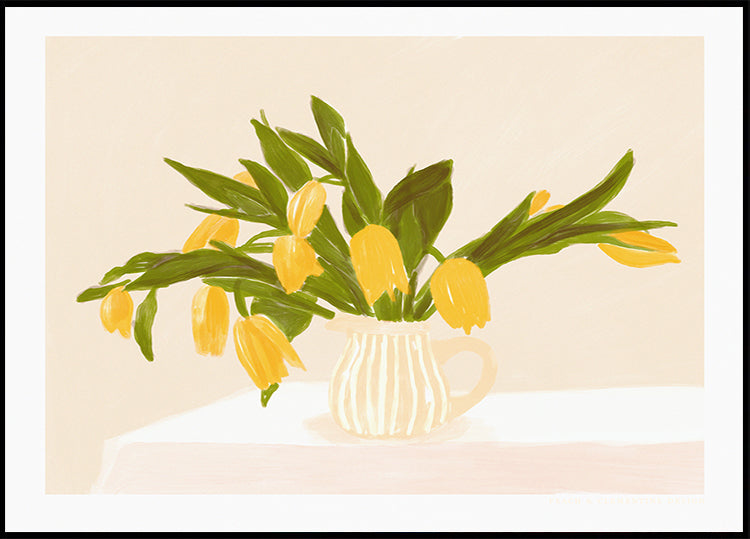 Pandcyellowtulips Copy  Poster