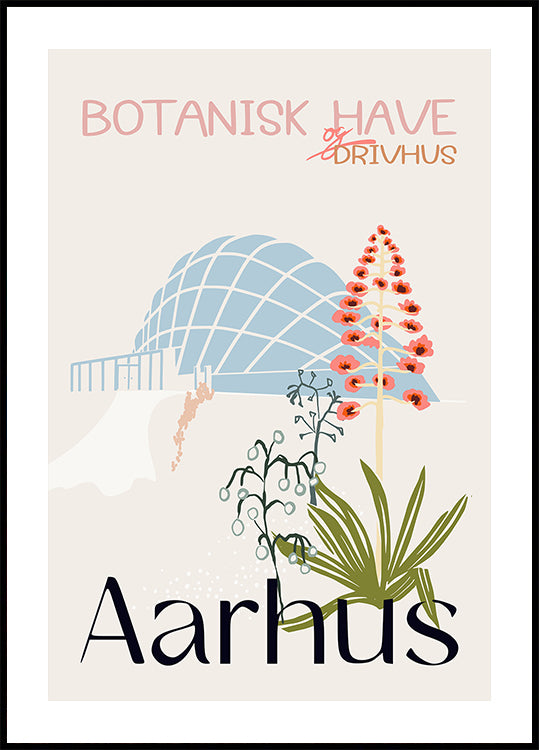 Aarhus Botanical Garden, Denmark Poster