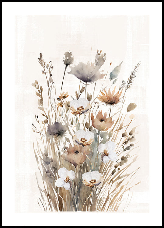 Wild grasses-3 Poster