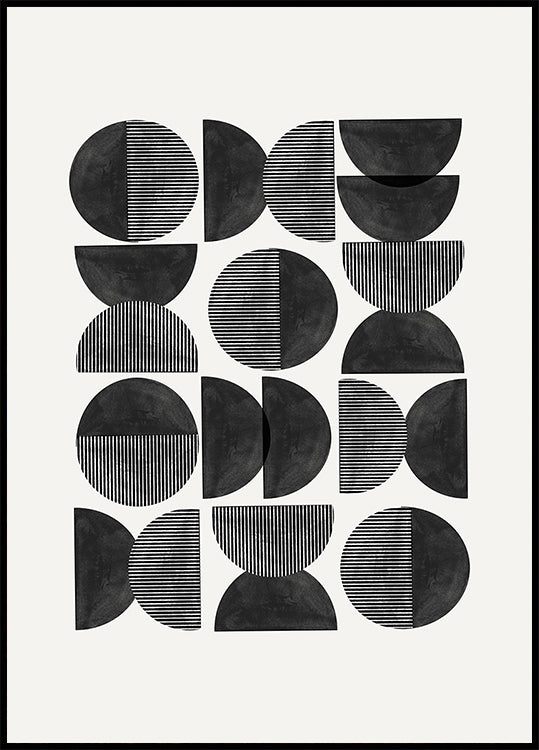 Geometric Rhythm Poster – Posterbox.uk