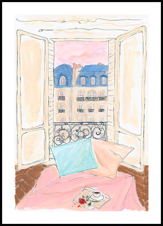 Cozy Apartment In Paris Poster