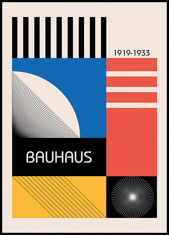 Bauhaus Colorful Poster