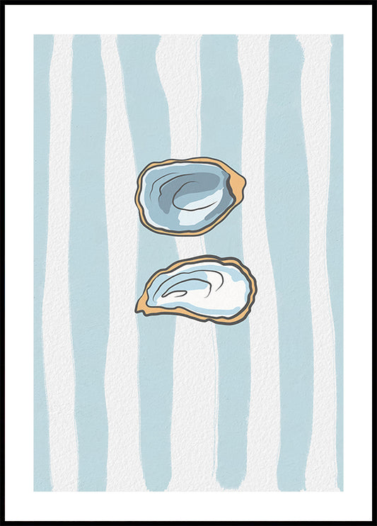 Oyster Shells Poster