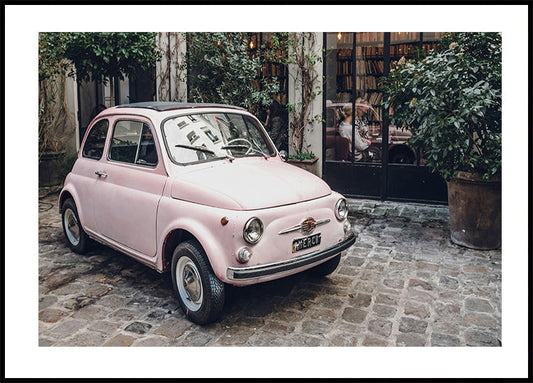 Pink Car Poster