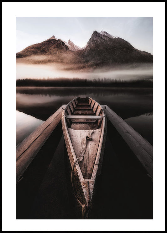 Autumn Lake At Hintersee Poster