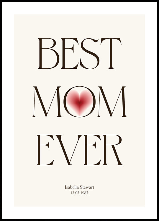 Best Mom Ever Poster