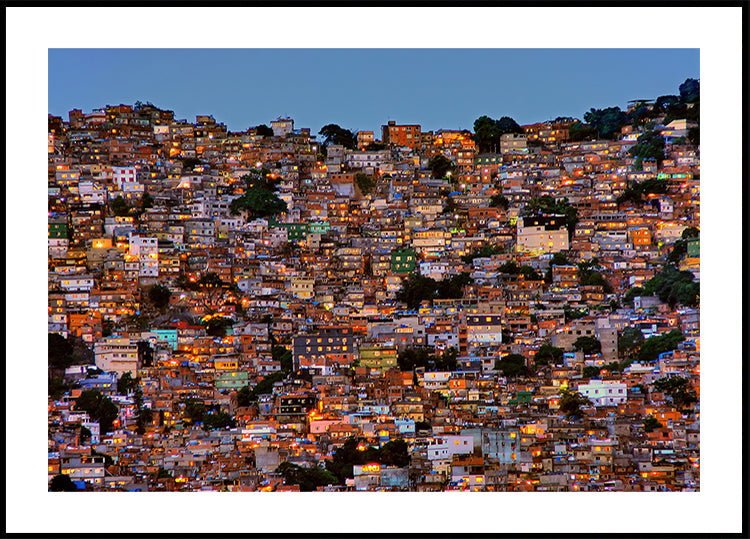 Nightfall in the Favela da Rocinha